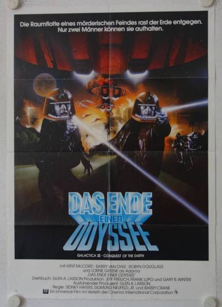 Das Ende einer Odyssee Galactica III originales deutsches Filmplakat